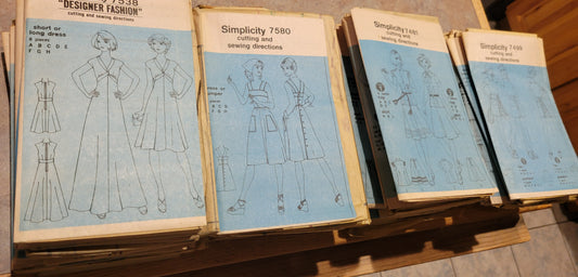 Vintage Sewing Pattern Bundle of 12