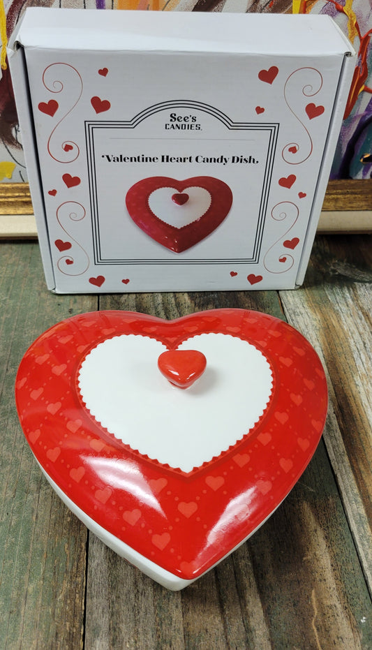 Valentine Heart Candy Dish
