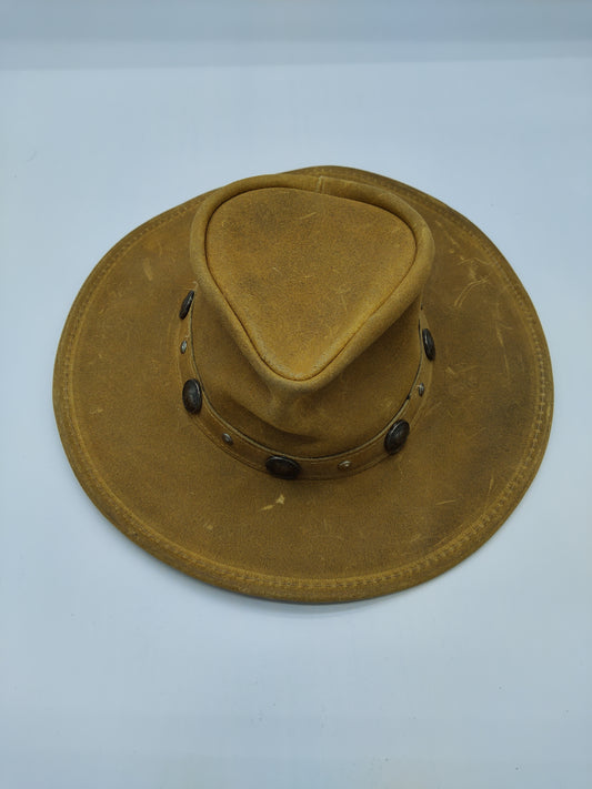 Minnetonka Outback Buffalo Nickel - Leather Australian Hat Small