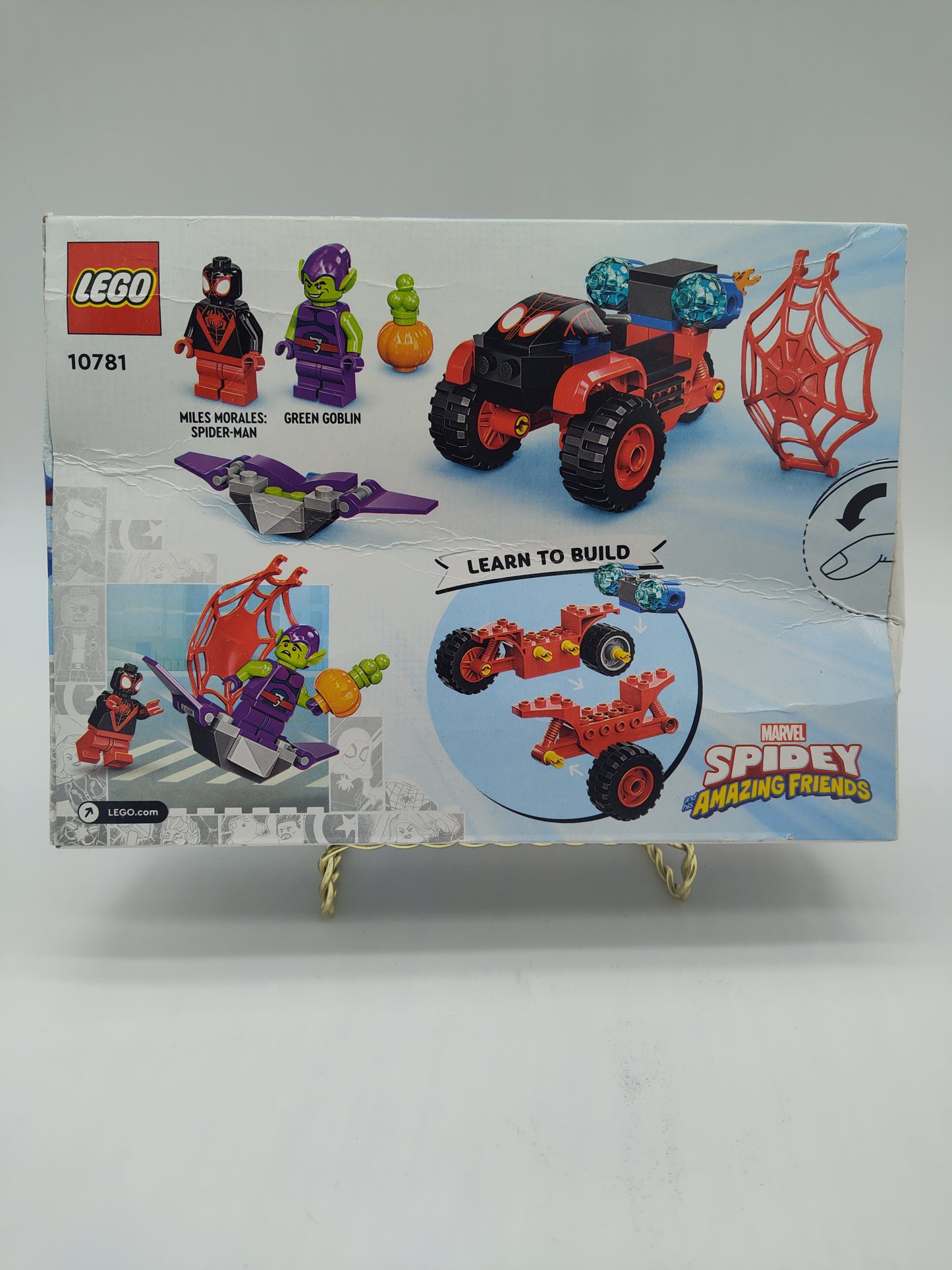 Lego Marvel Spidey Amazing Friends Spiderman Techno Trike 10781 Disney Junior