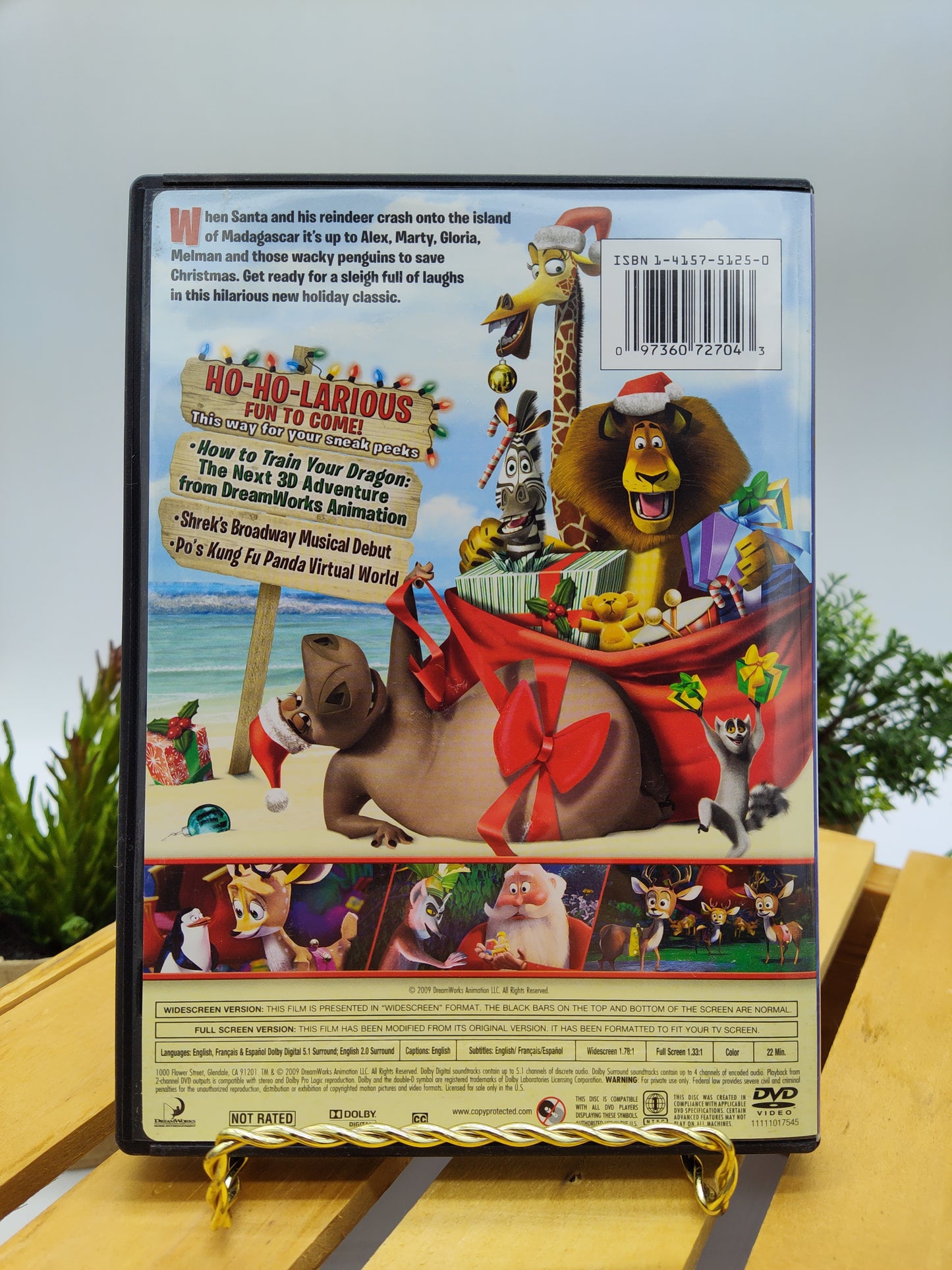 *Merry Madagascar Christmas DVD