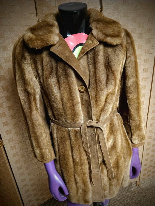 Tissavel Faux Fur Coat Made in England