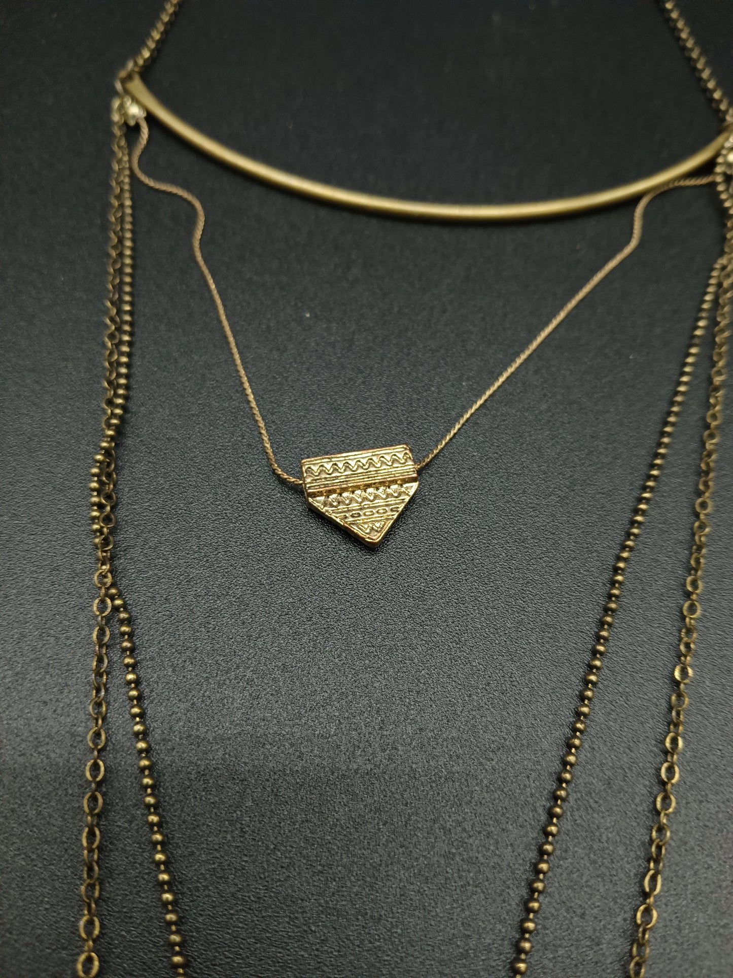 Three Piece Layered Necklace