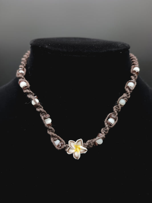 Macrame Flower Necklace