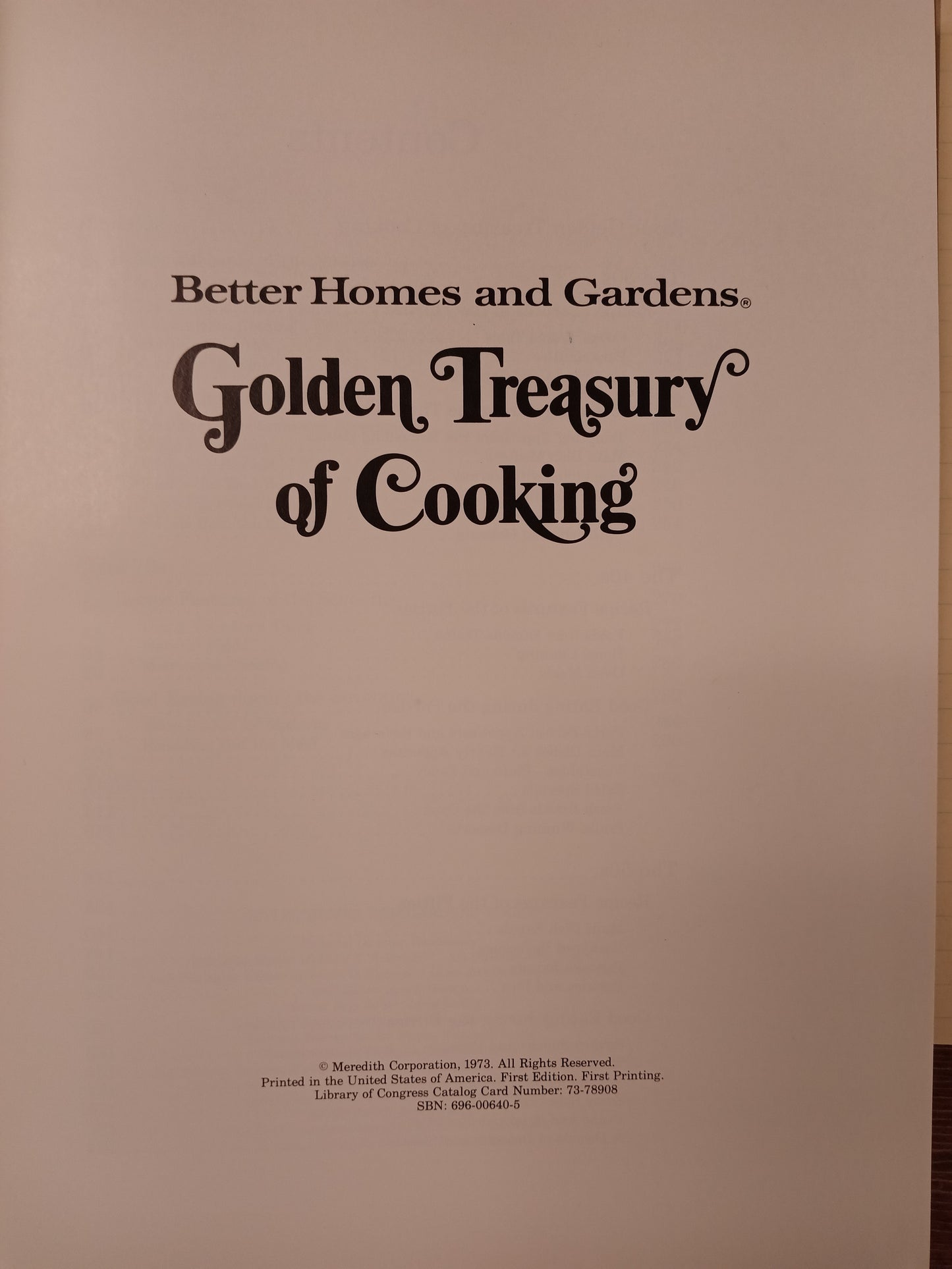 Golden Treasury of Cooking