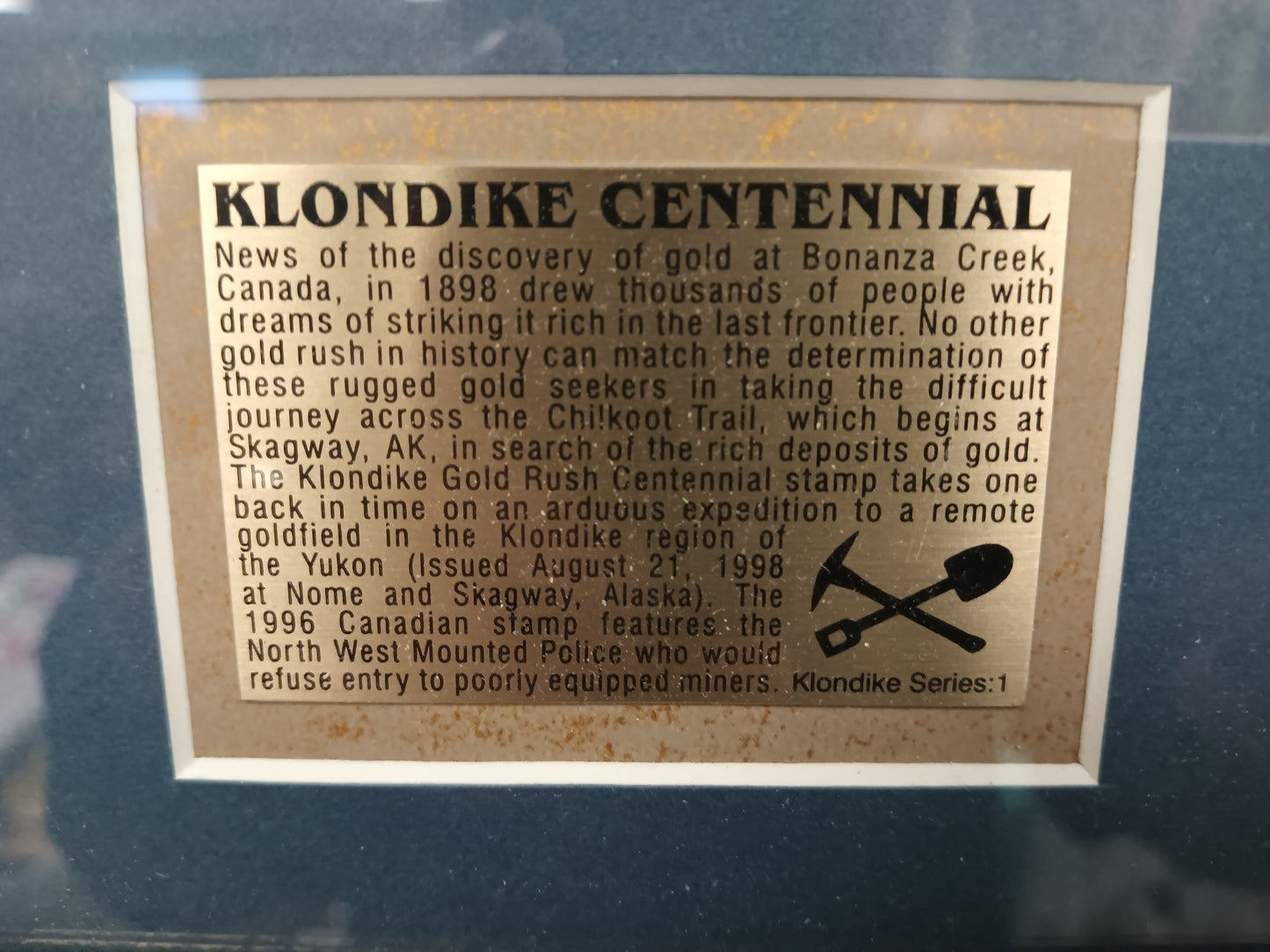 Klondike Goldrush Centennial Print and Stamp