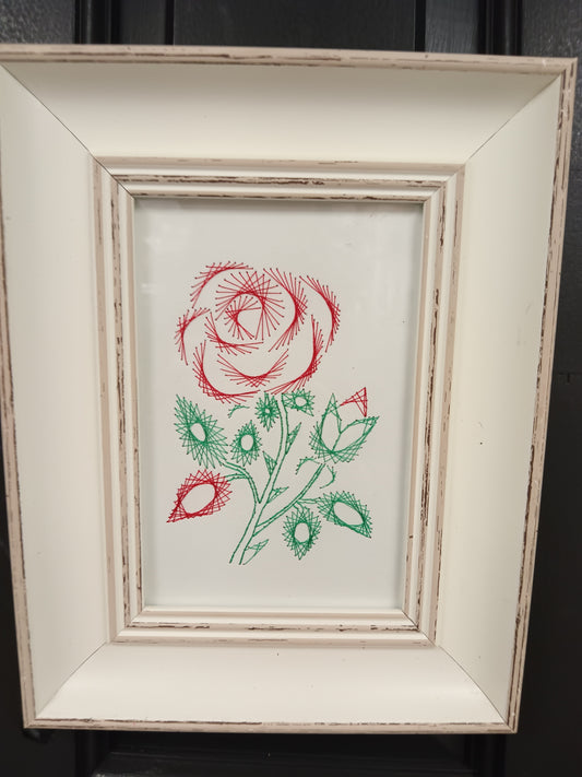 Rose (Fiber Art)