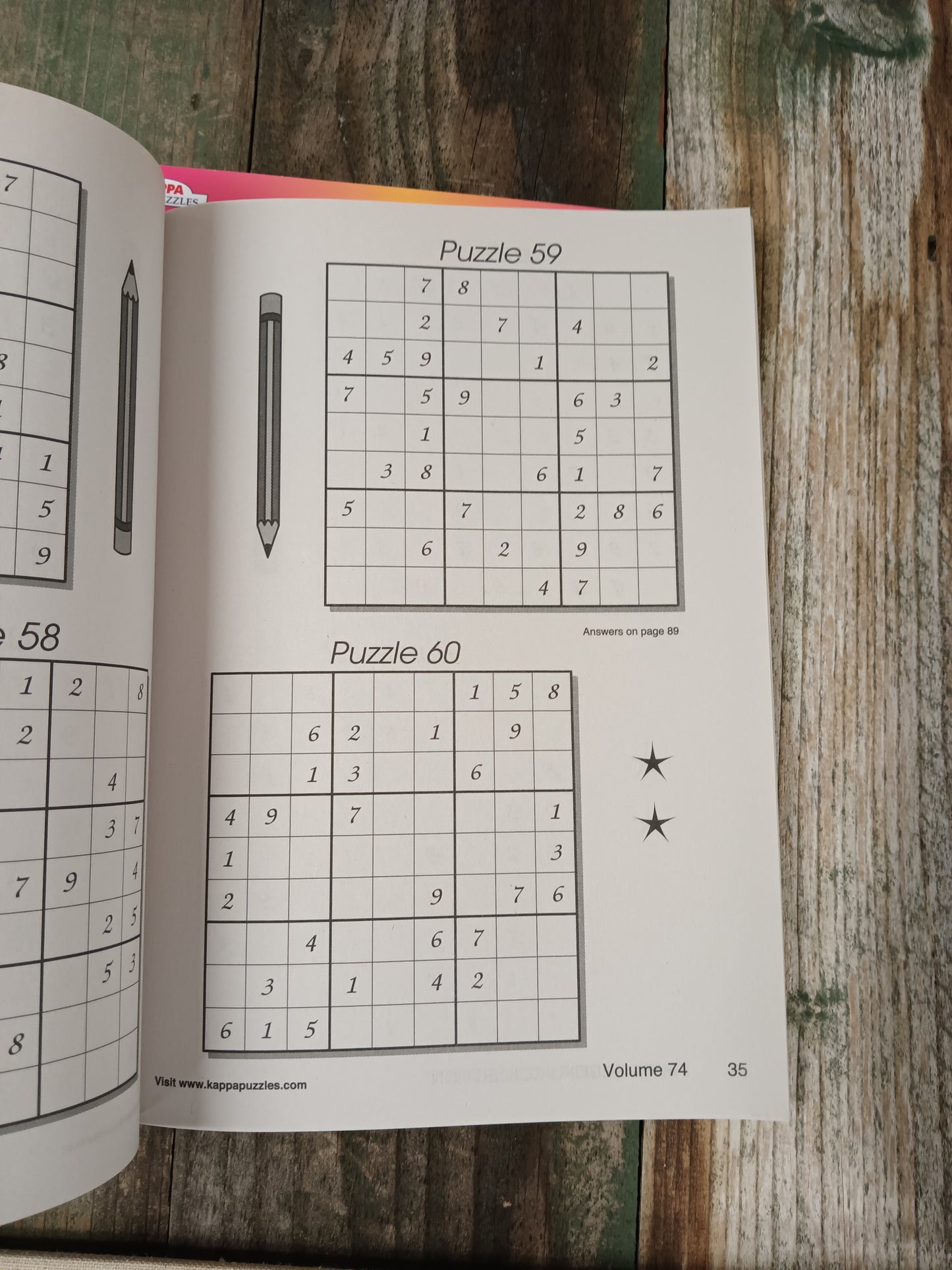*Kappa Puzzles Sudoku Collections Mystery Set of 2