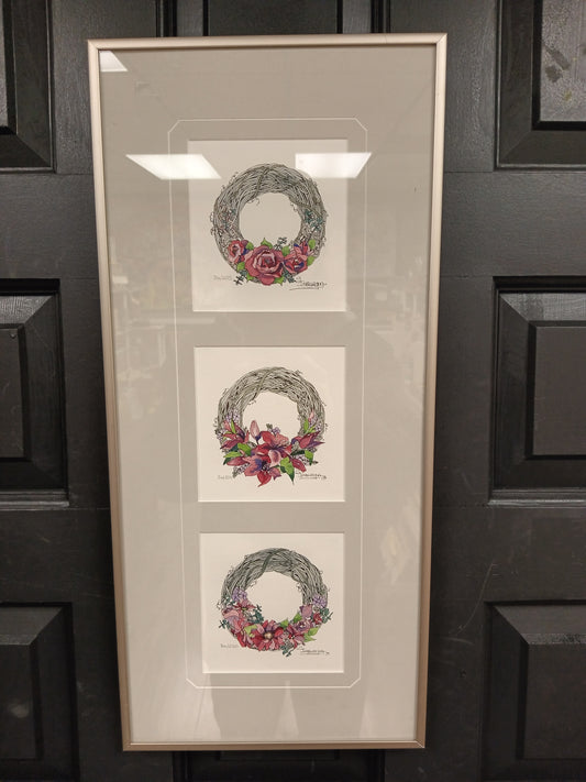 *"Three Wreaths" Limited Art Print 36/250