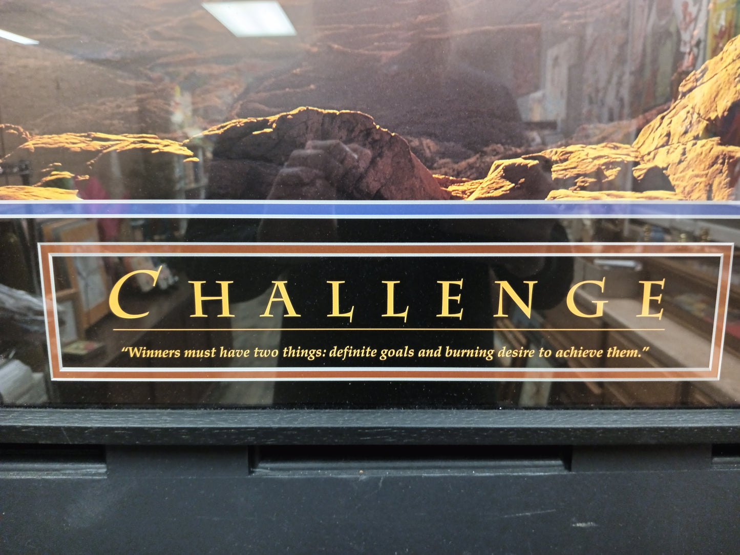 "Challenge" Inspirational Wall Art