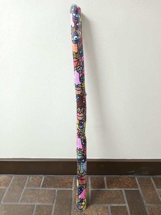 *Cubist Walking Stick #1