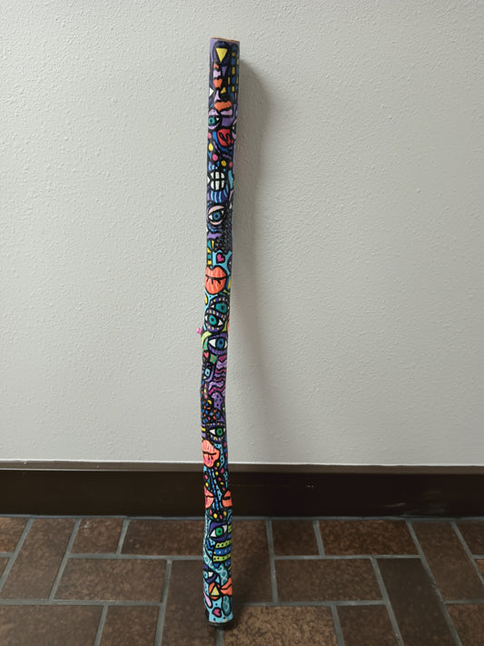 *Cubist Art Walking Stick Originals #2