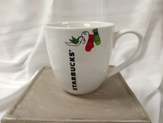 Starbucks Coffee Mug  Mittens Bird Collectible 2011