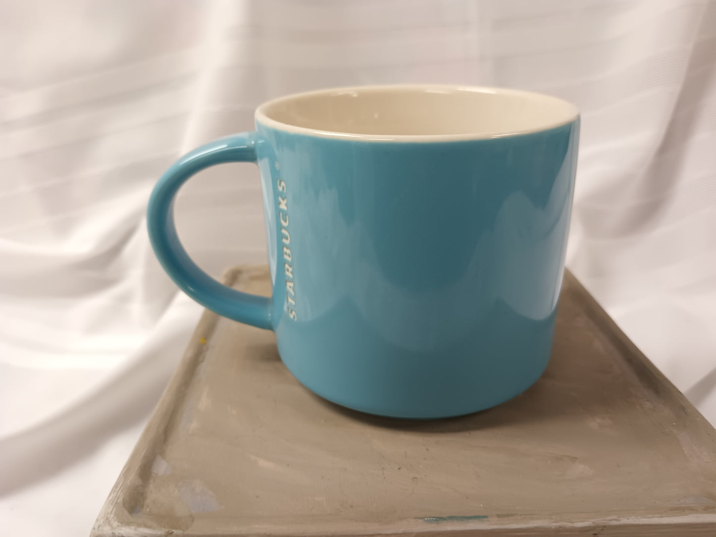 Starbucks Aqua Blue Mug 2013