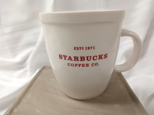 Starbucks Coffee Mug Cream Color 2007
